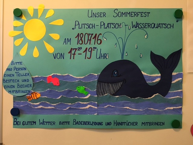 Einladung zum Sommerfest – Kita Schatzkinder